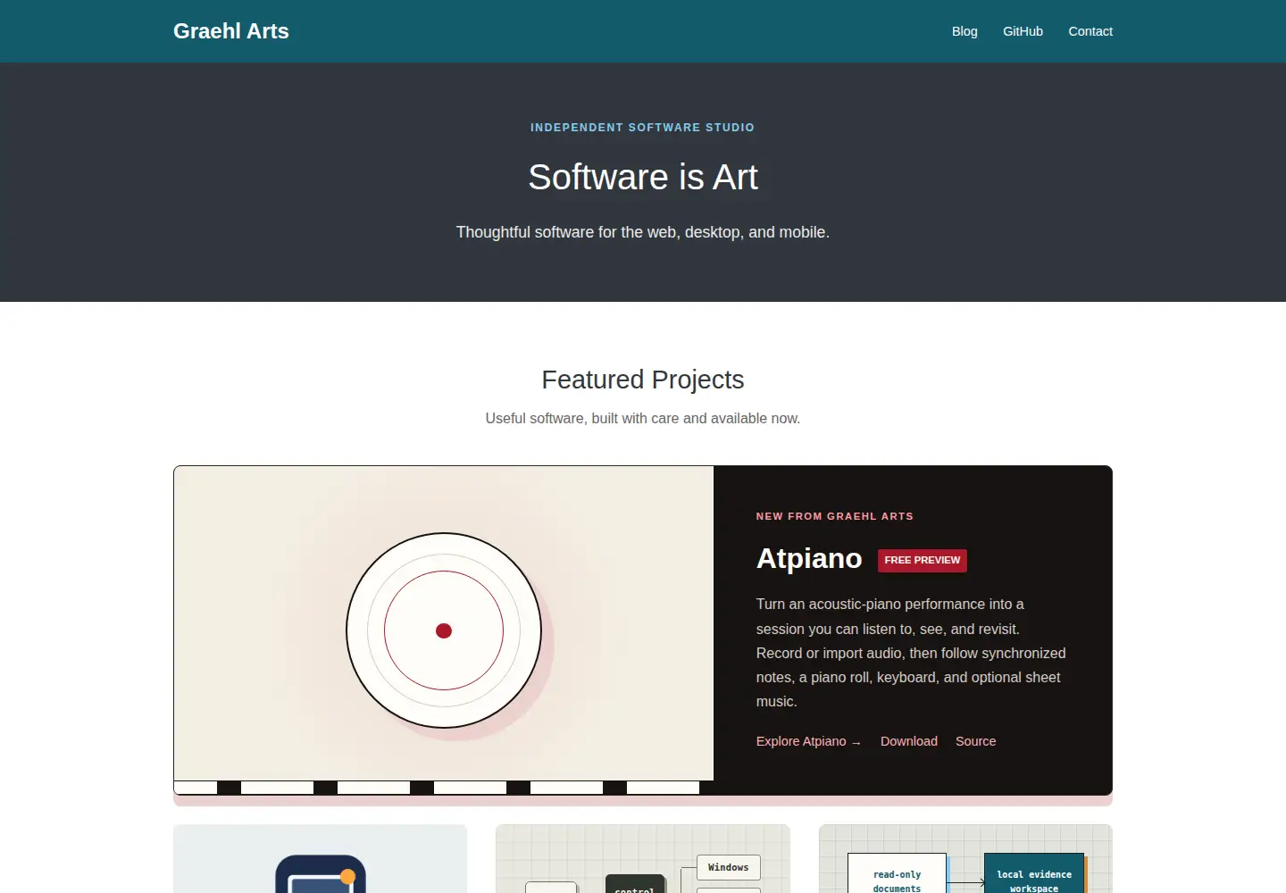 Screenshot of graehlarts.com