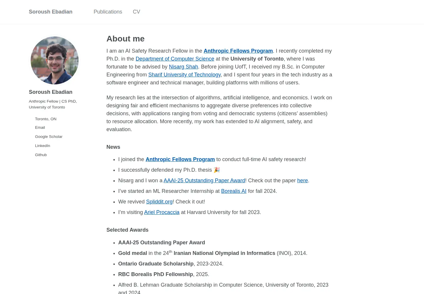 Screenshot of ebadian.org