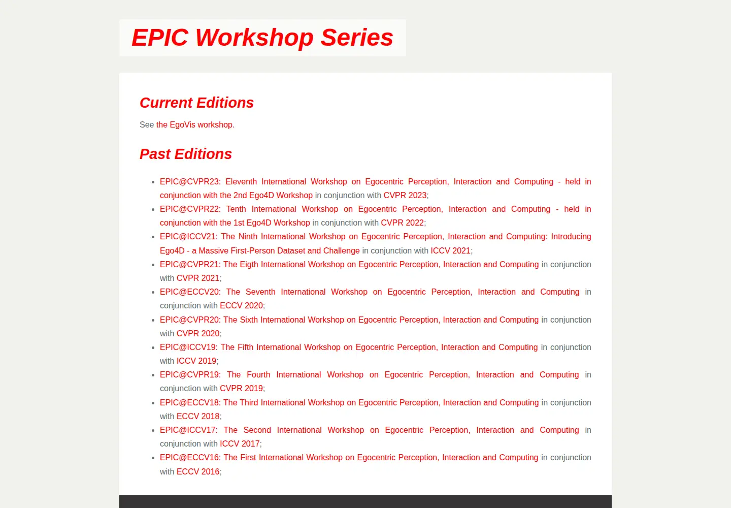 Screenshot of epic-workshop.org