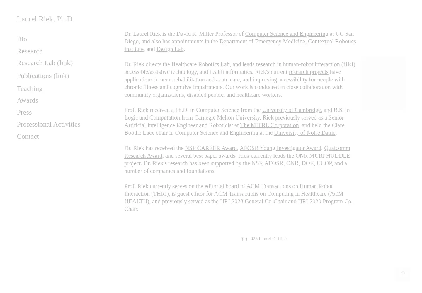 Screenshot of laurelriek.org