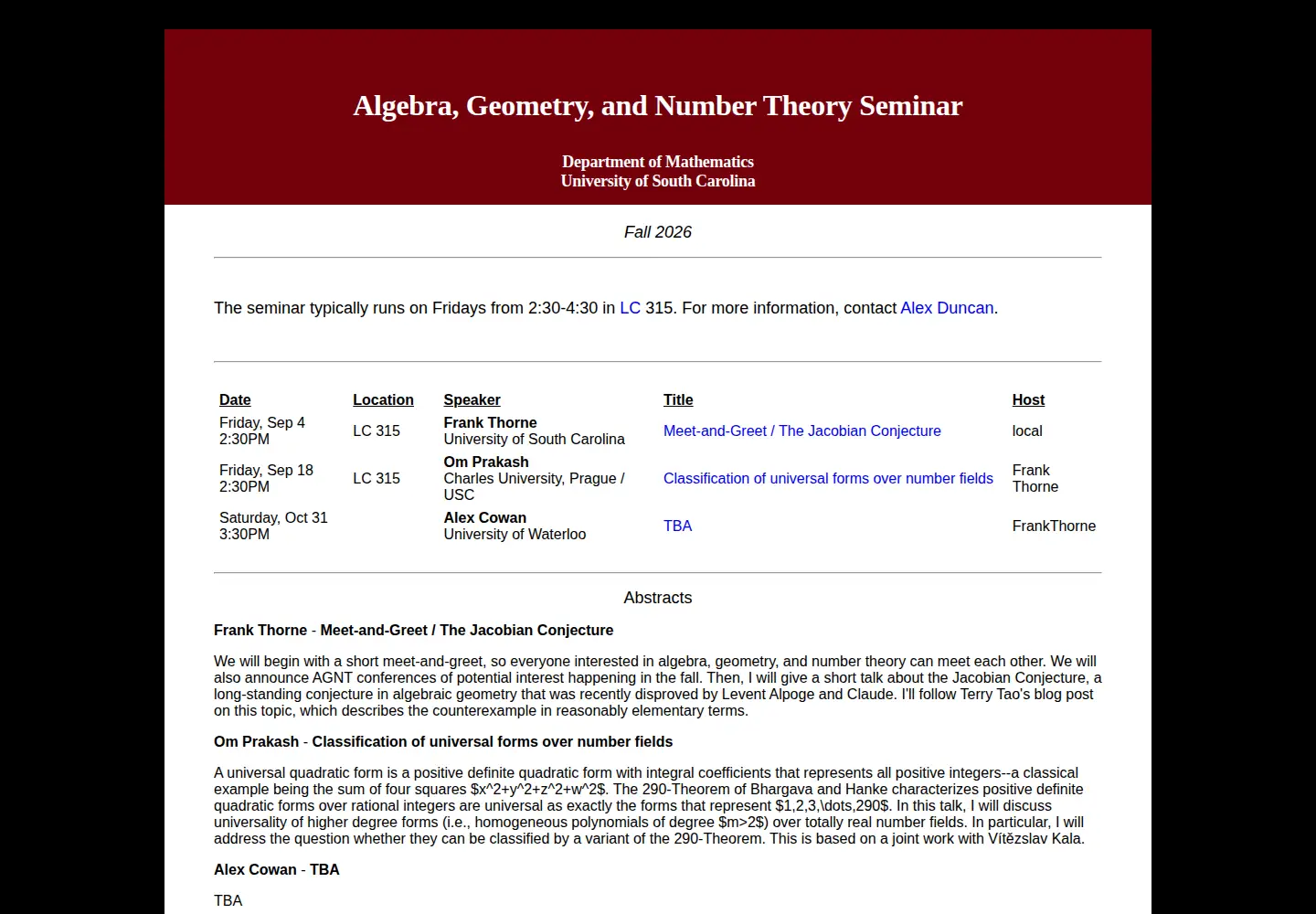 Screenshot of scagnt.org