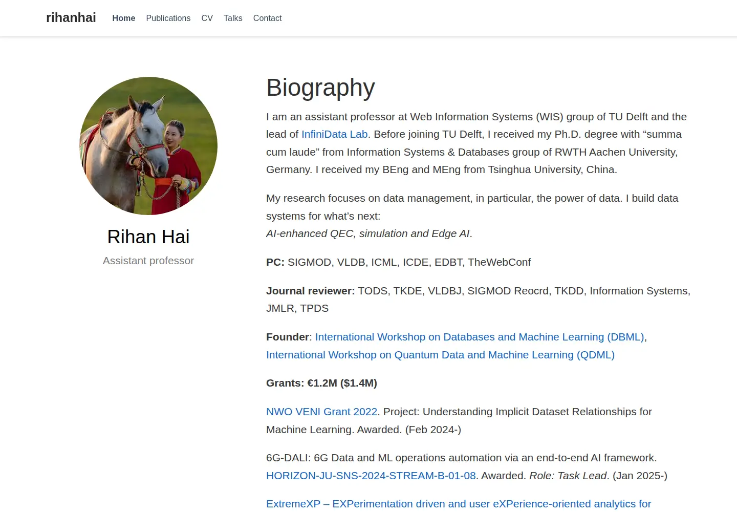 Screenshot of rihanhai.com