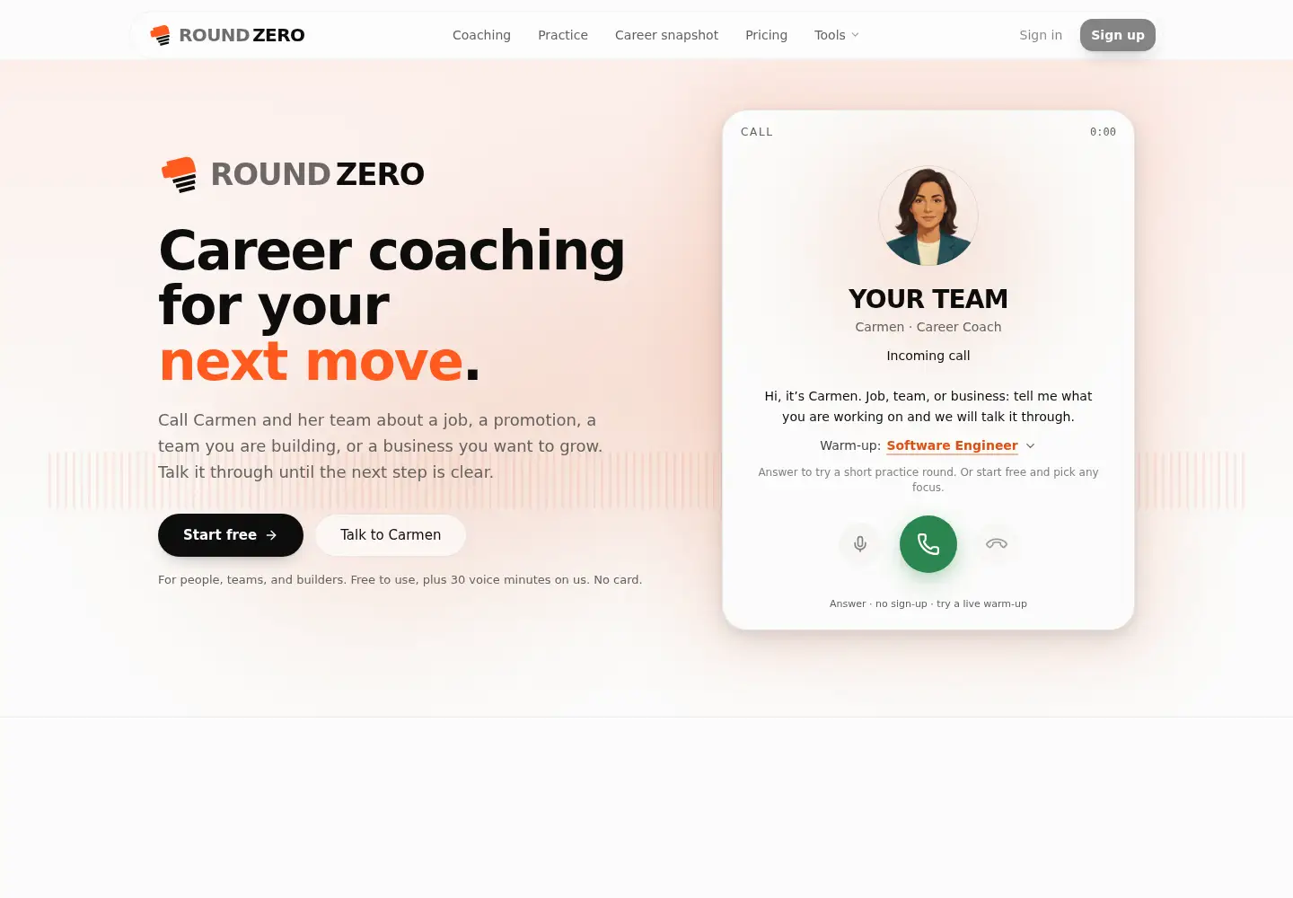 Screenshot of joinroundzero.com
