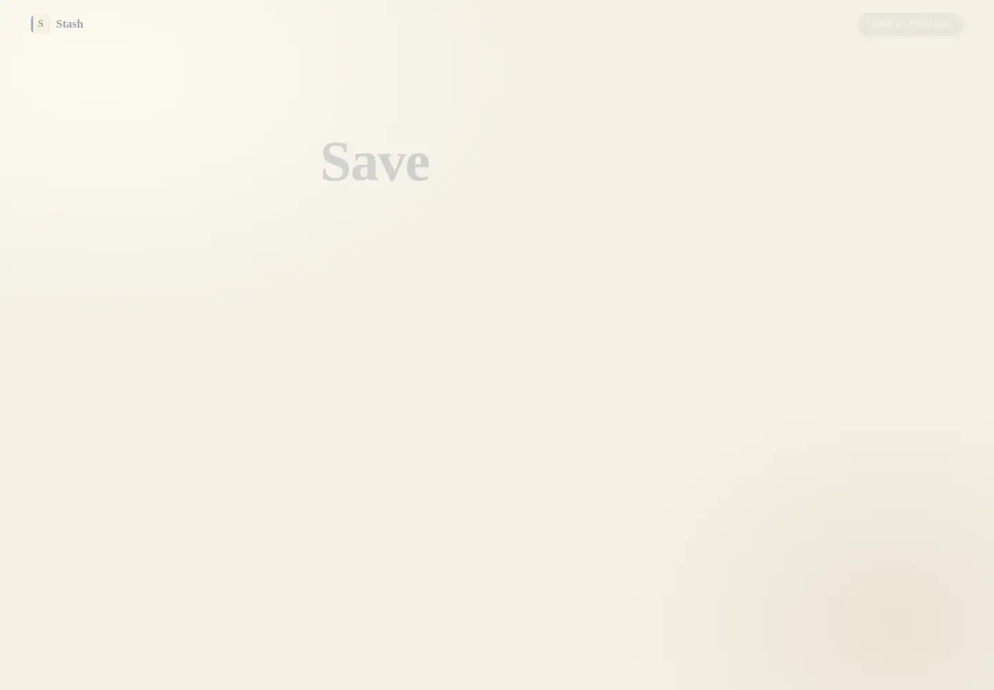 Screenshot of stashyourtabs.com