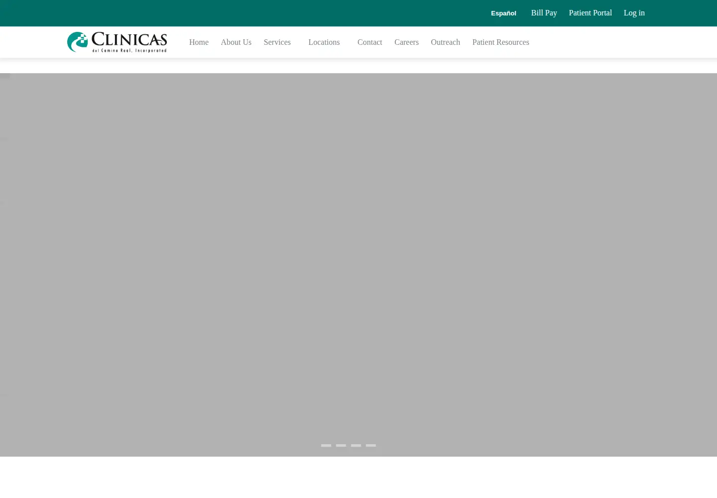 Screenshot of clinicas.org