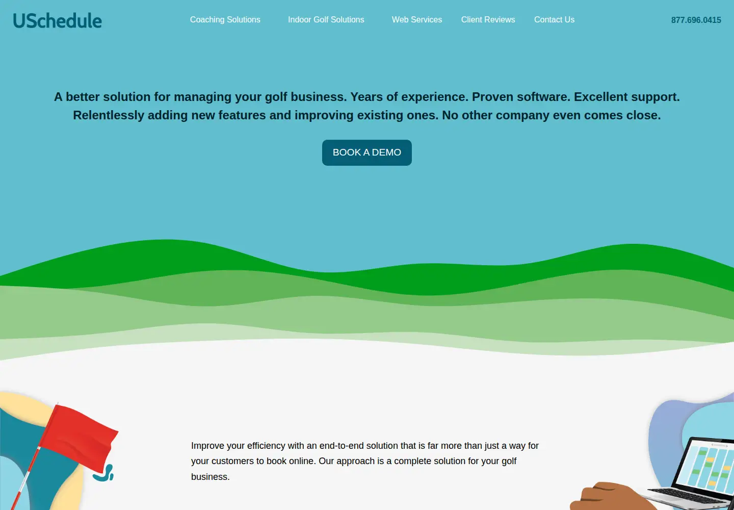 Screenshot of uschedule.com
