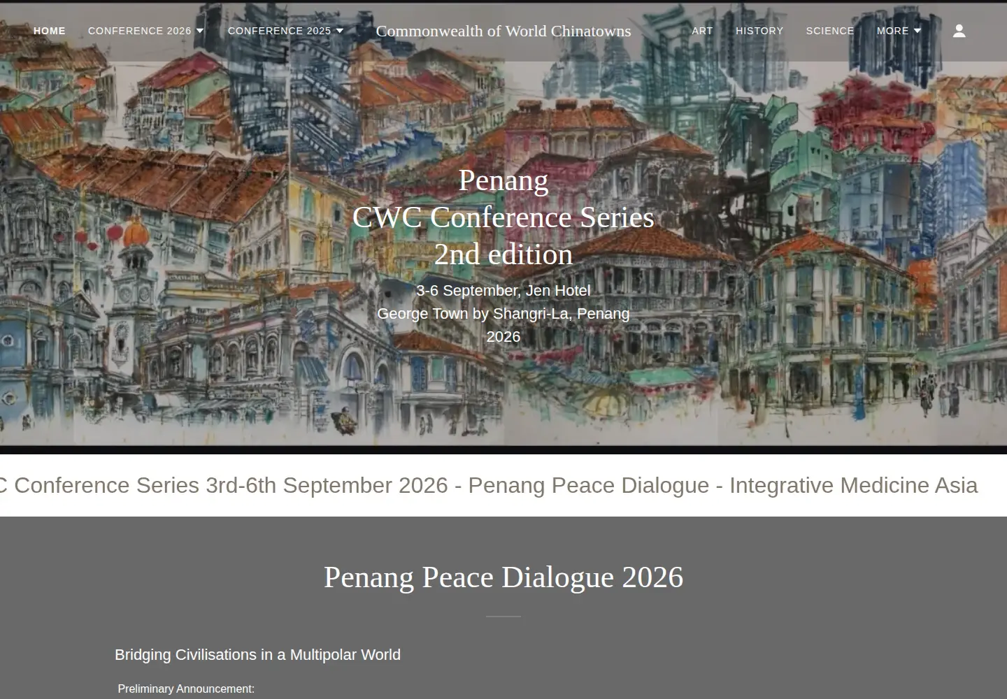 Screenshot of commonwealthofworldchinatowns.com