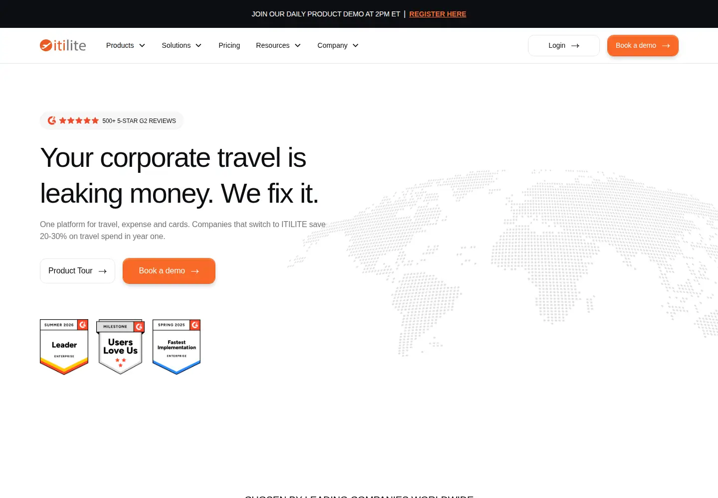 Screenshot of itilite.com
