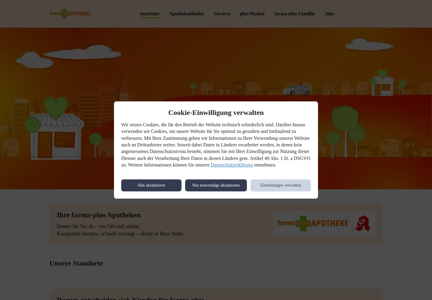 Screenshot of farma-plus.de