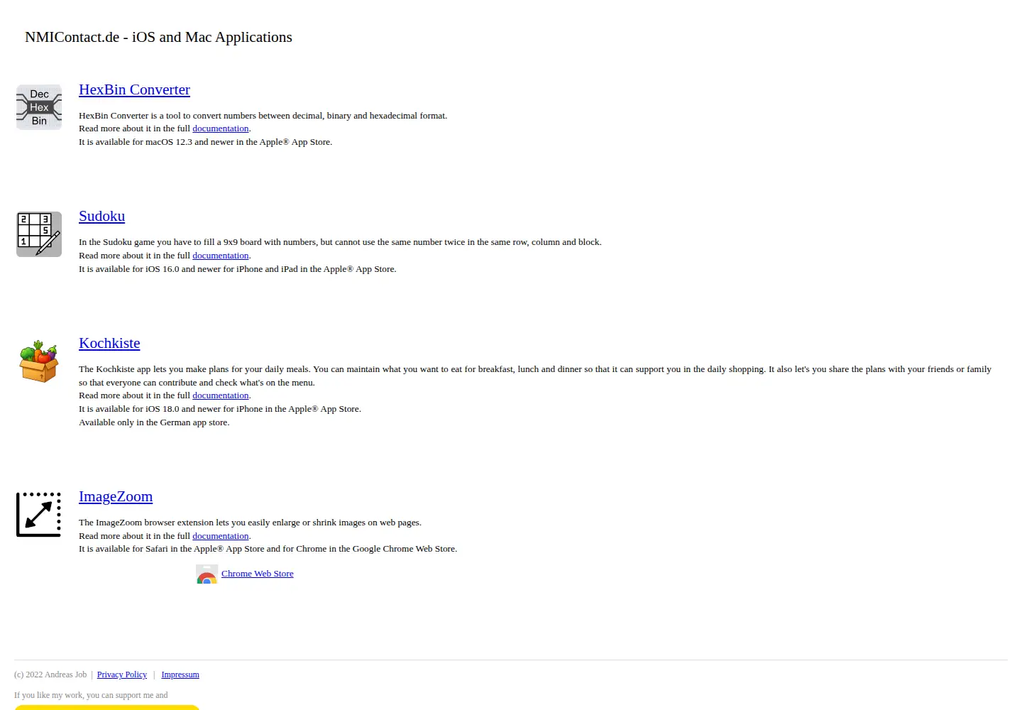 Screenshot of nmicontact.de