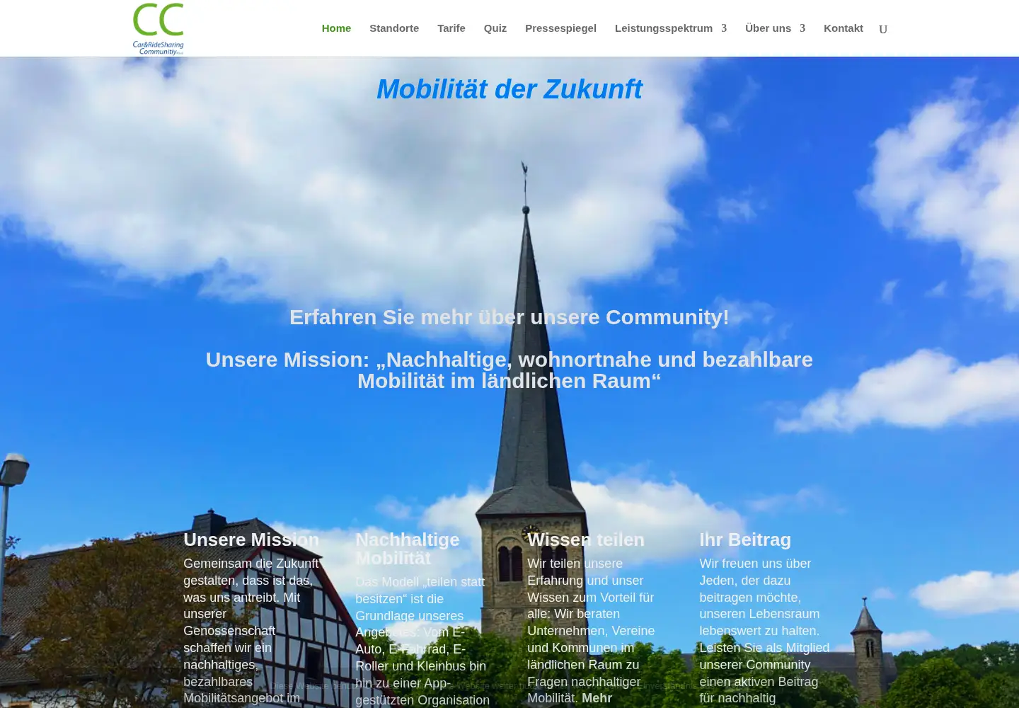 Screenshot of sharing-community.de