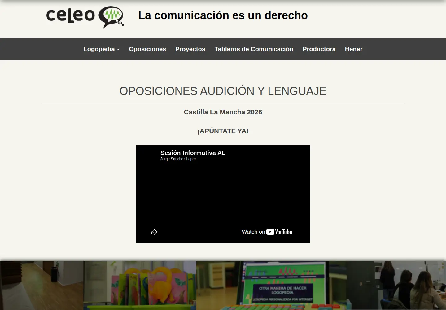 Screenshot of centroceleo.es