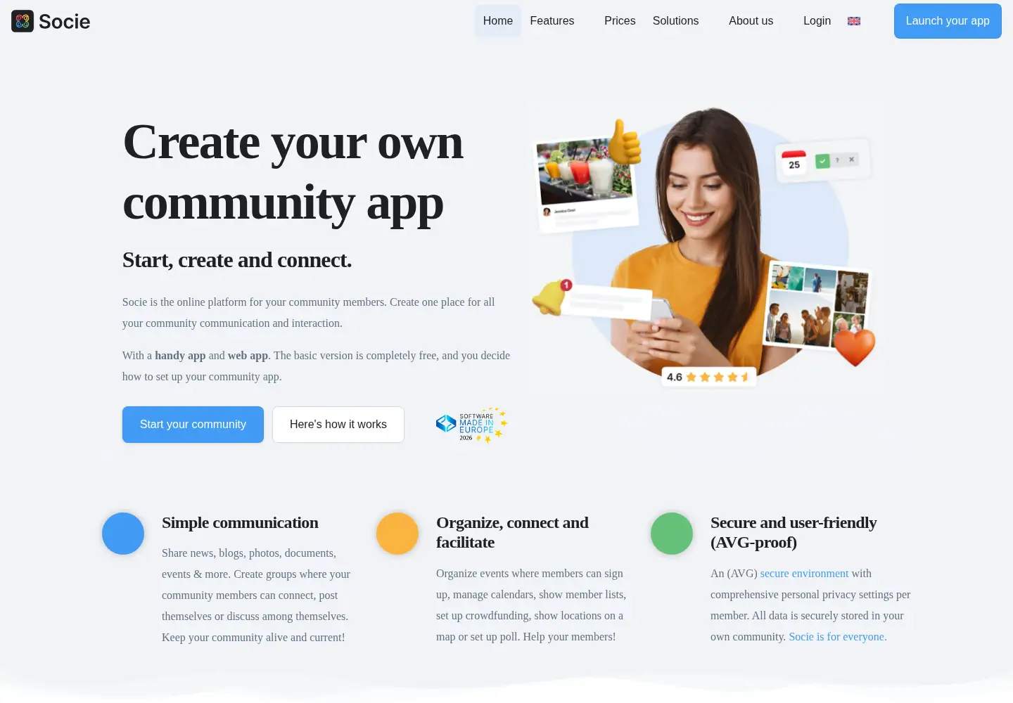 Screenshot of socie.eu