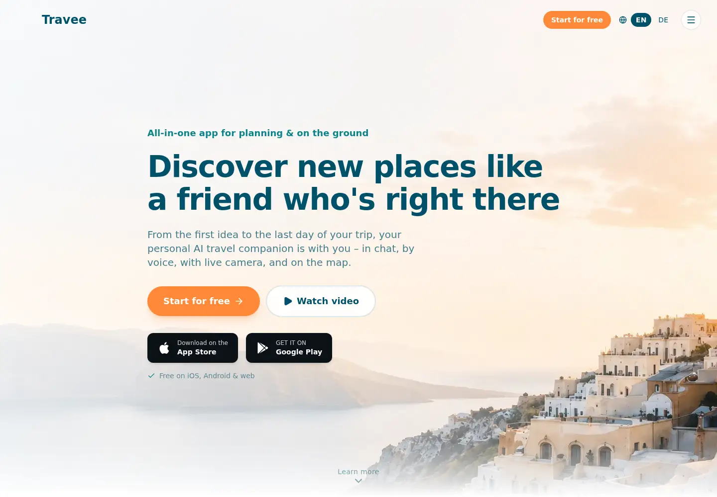 Screenshot of travee.eu