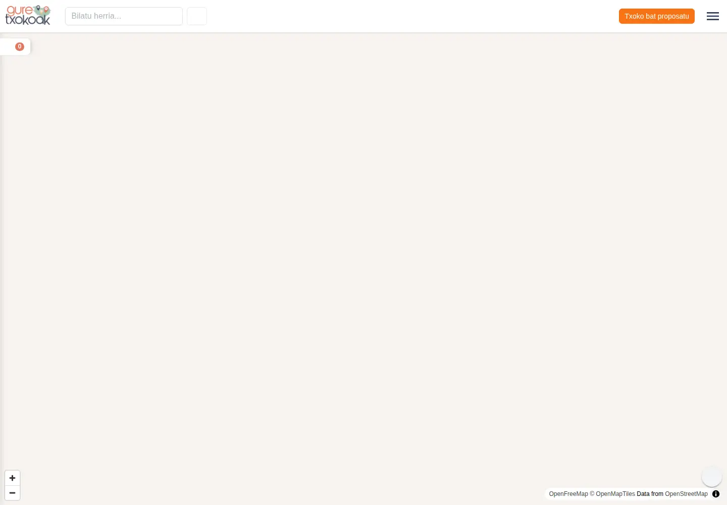 Screenshot of guretxokoak.eus