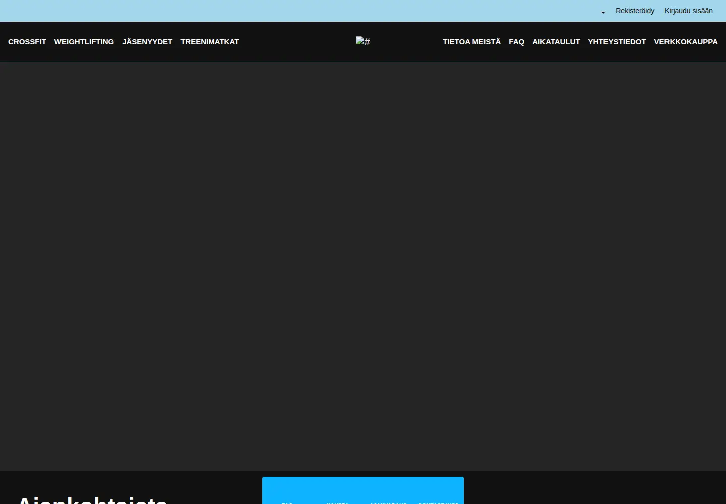 Screenshot of crossfitrouta.fi