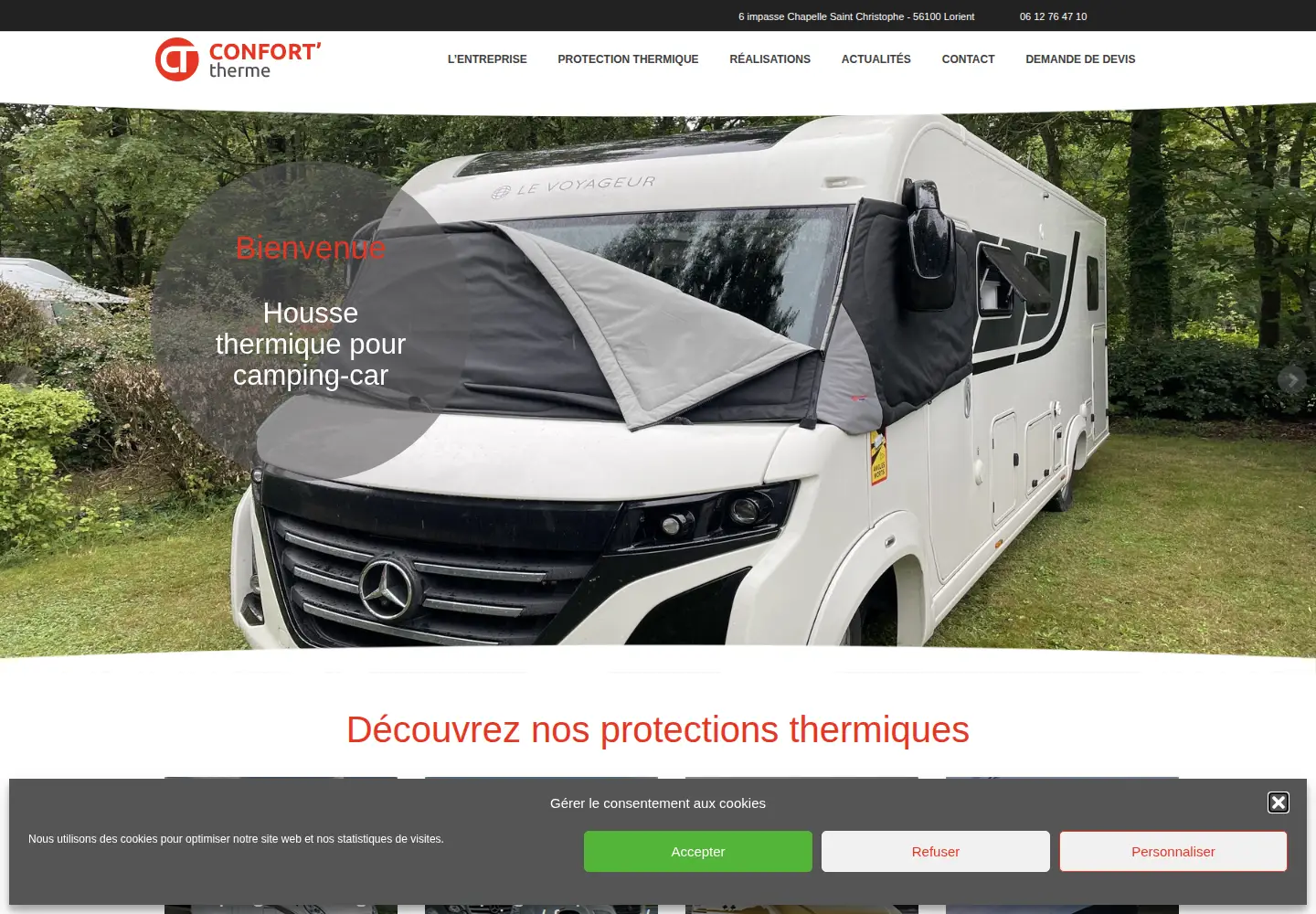 Screenshot of confort-therme.fr