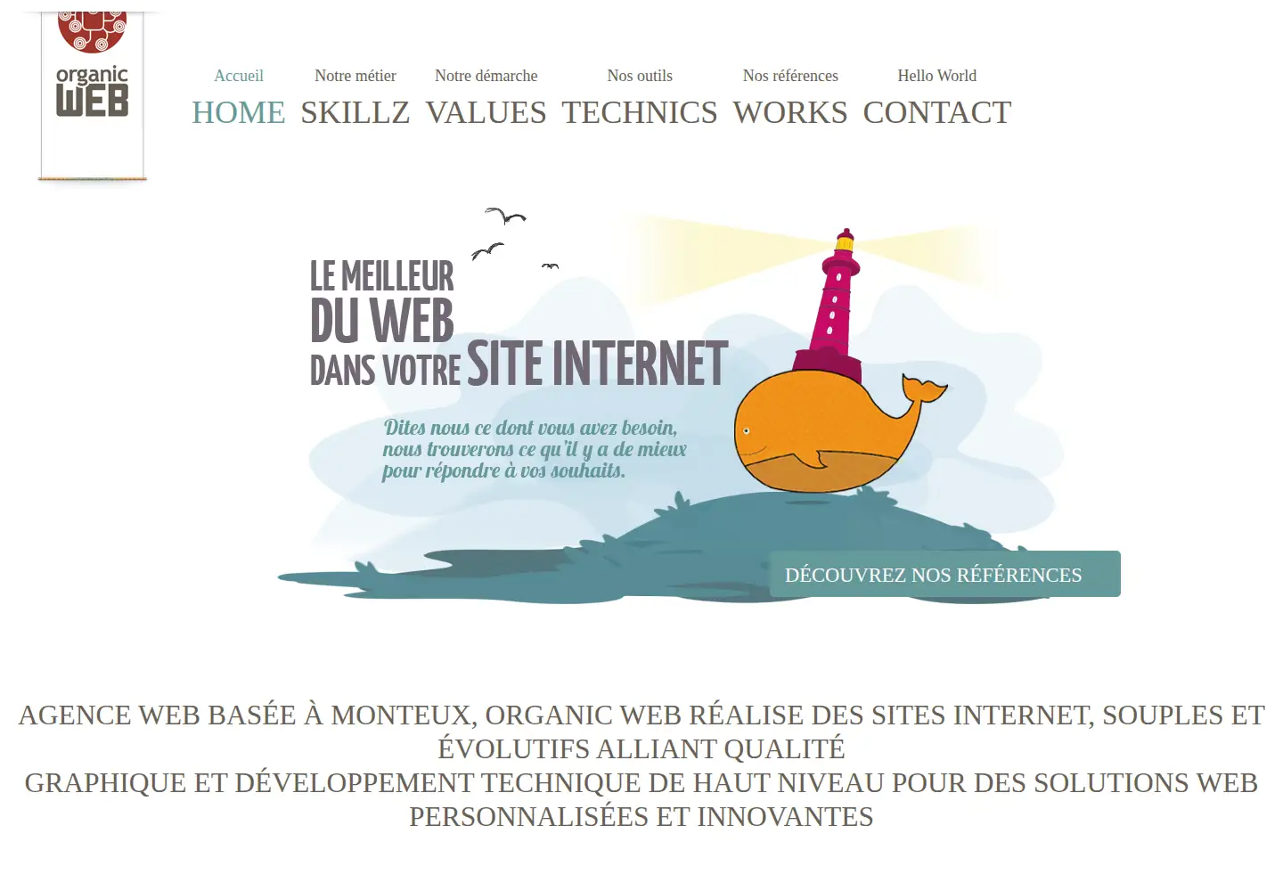 Screenshot of organicweb.fr