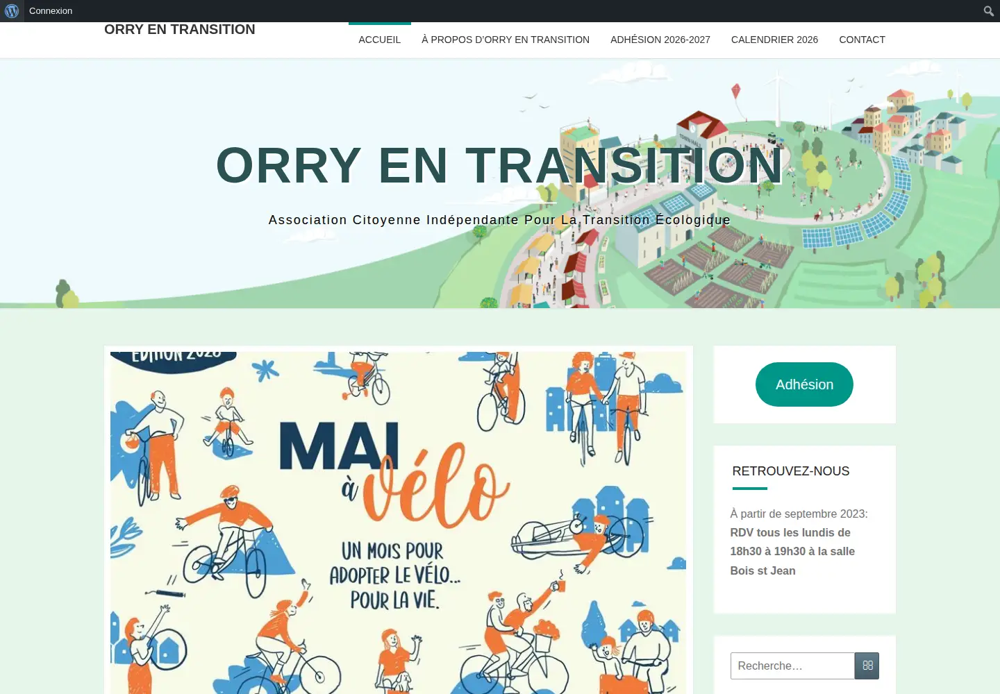 Screenshot of orryentransition.fr