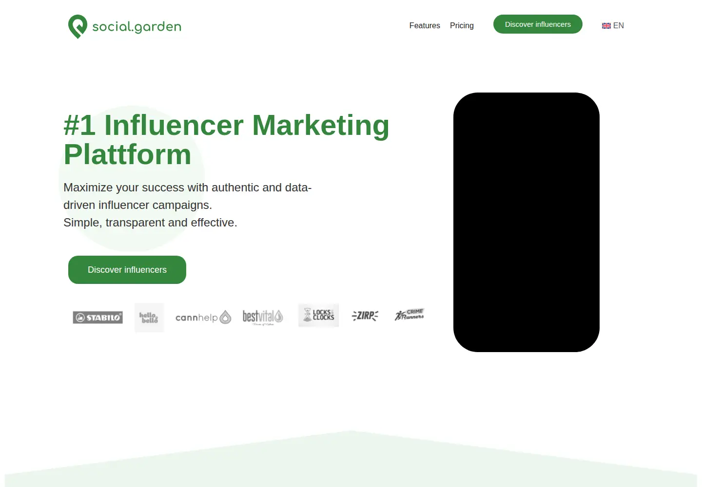 Screenshot of social.garden