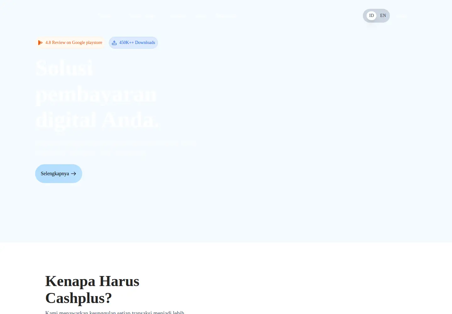 Screenshot of cashplus.id