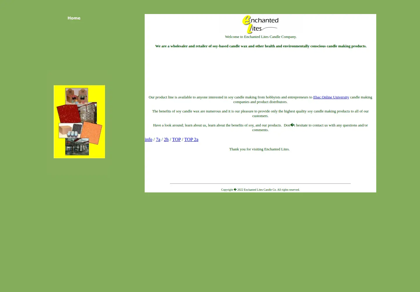Screenshot of erhs.info