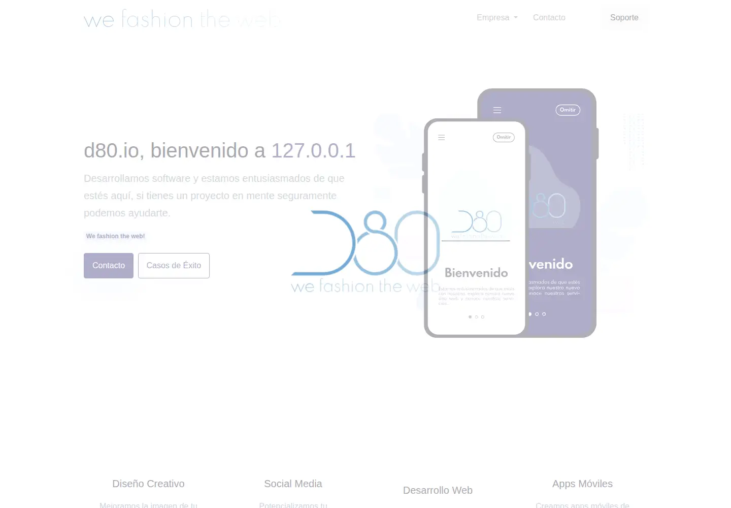 Screenshot of d80.io
