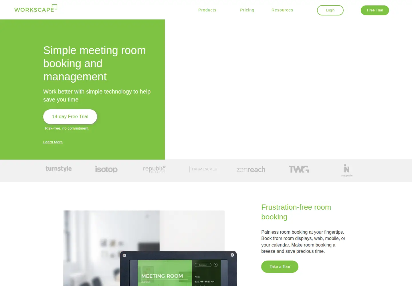 Screenshot of workscape.io