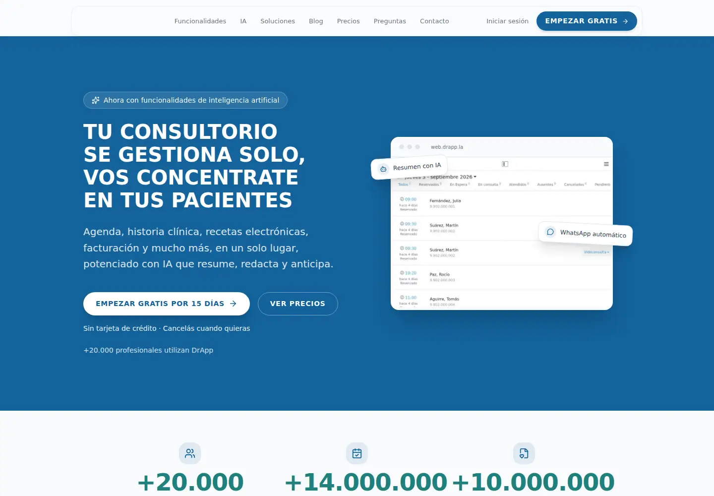 Screenshot of drapp.la
