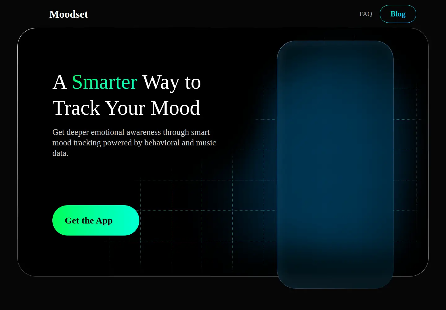 Screenshot of moodset.life