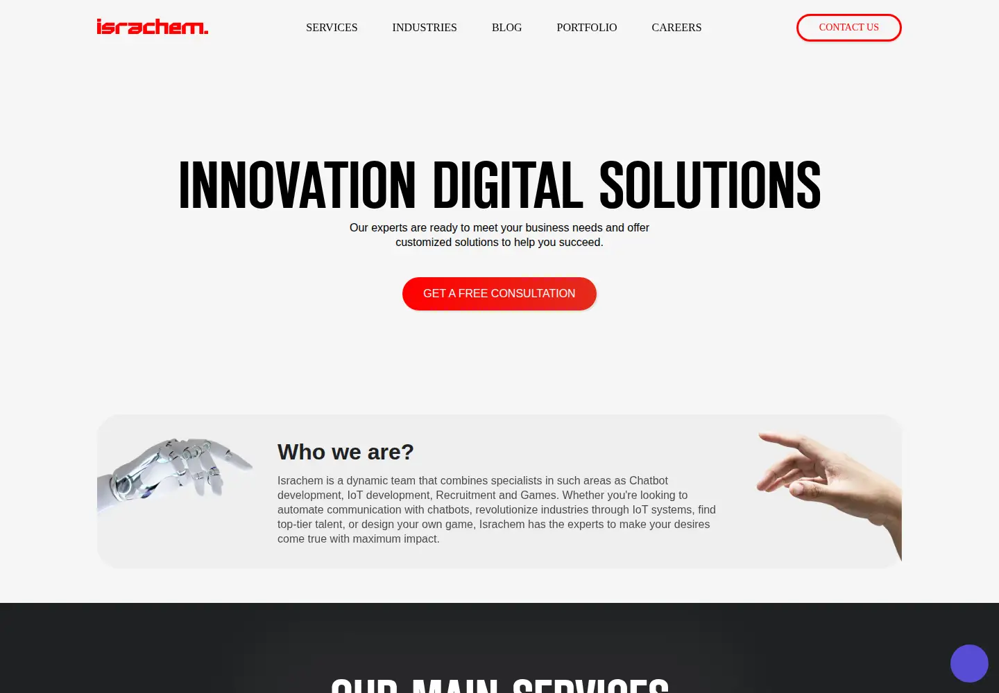 Screenshot of israchem.ltd