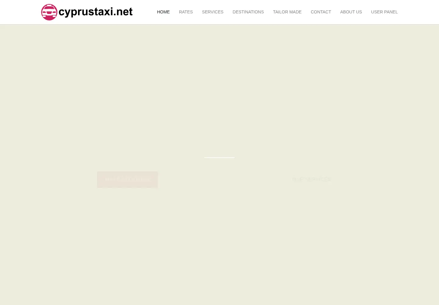 Captured homepage of cyprustaxi.net in the current scan