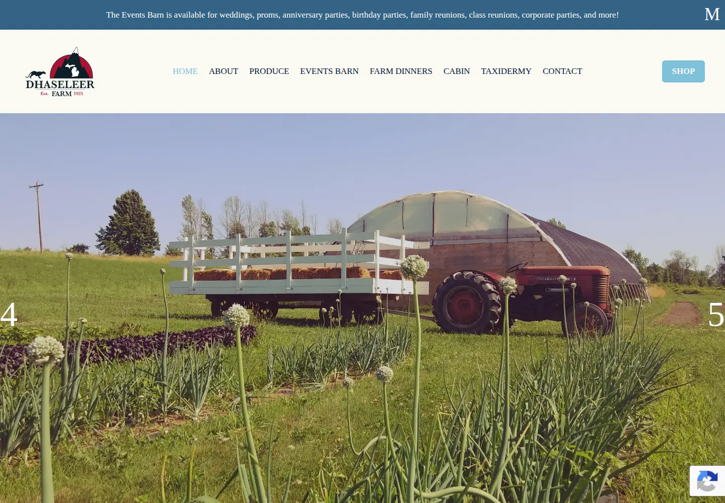 Screenshot of eventsbarn.net