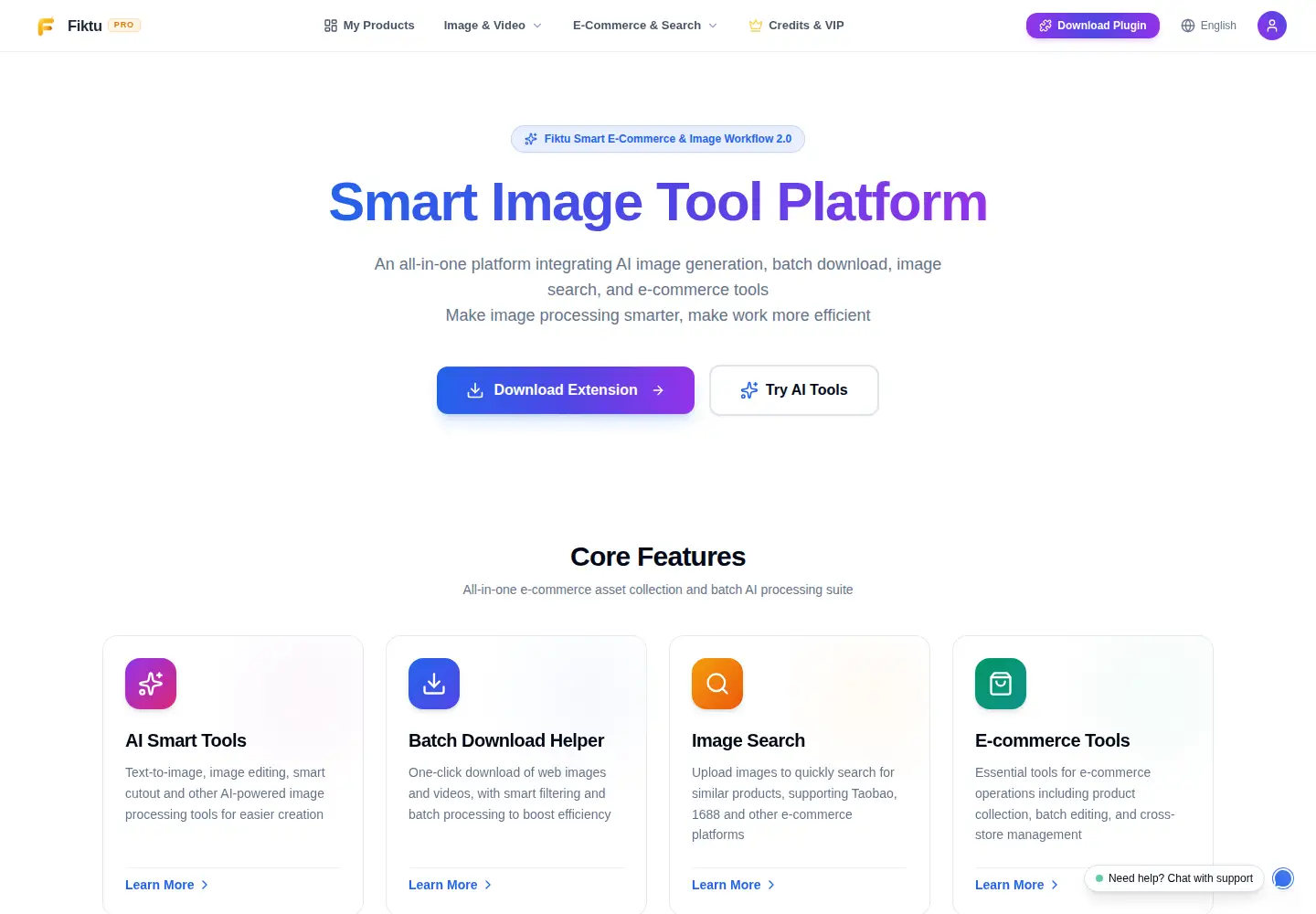 Screenshot of fatkun.net