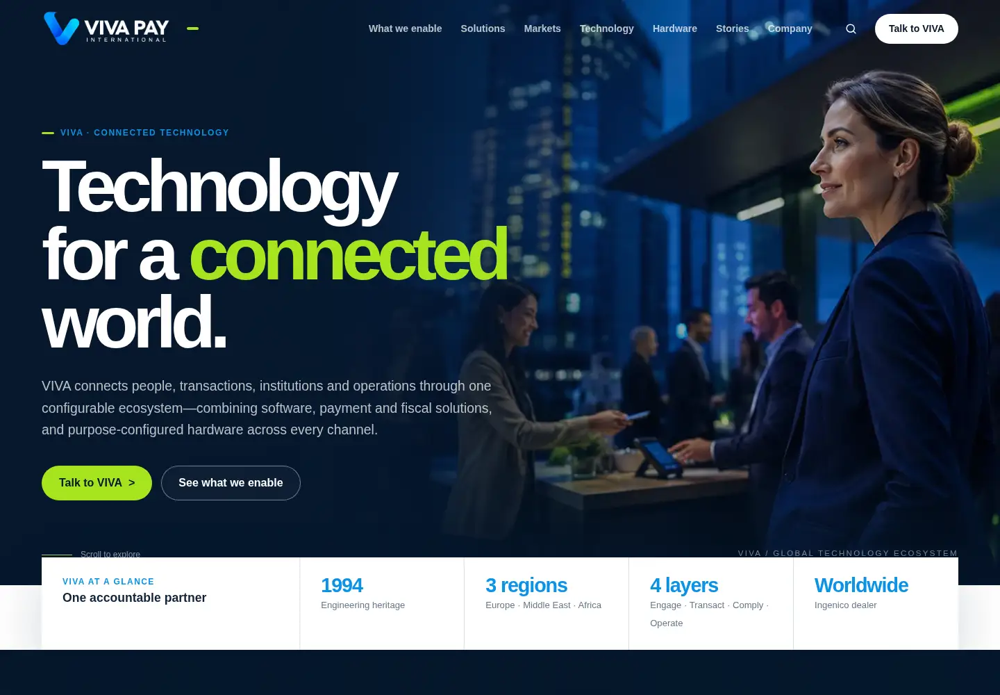 Captured homepage of myviva.net in the current scan
