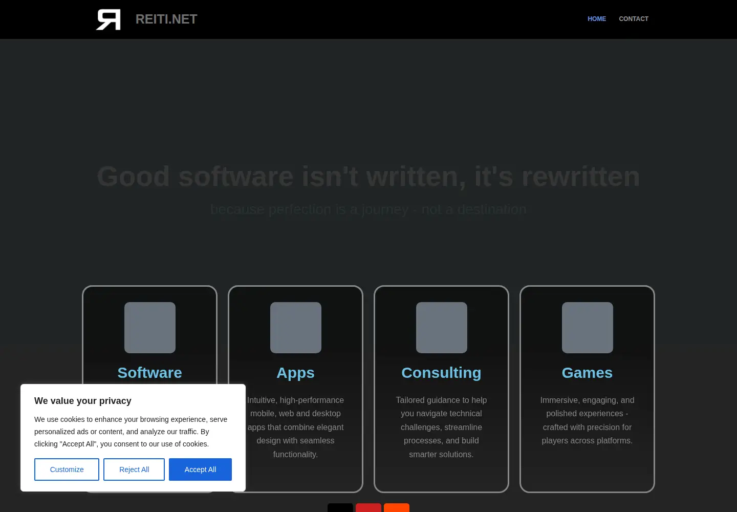Screenshot of reiti.net