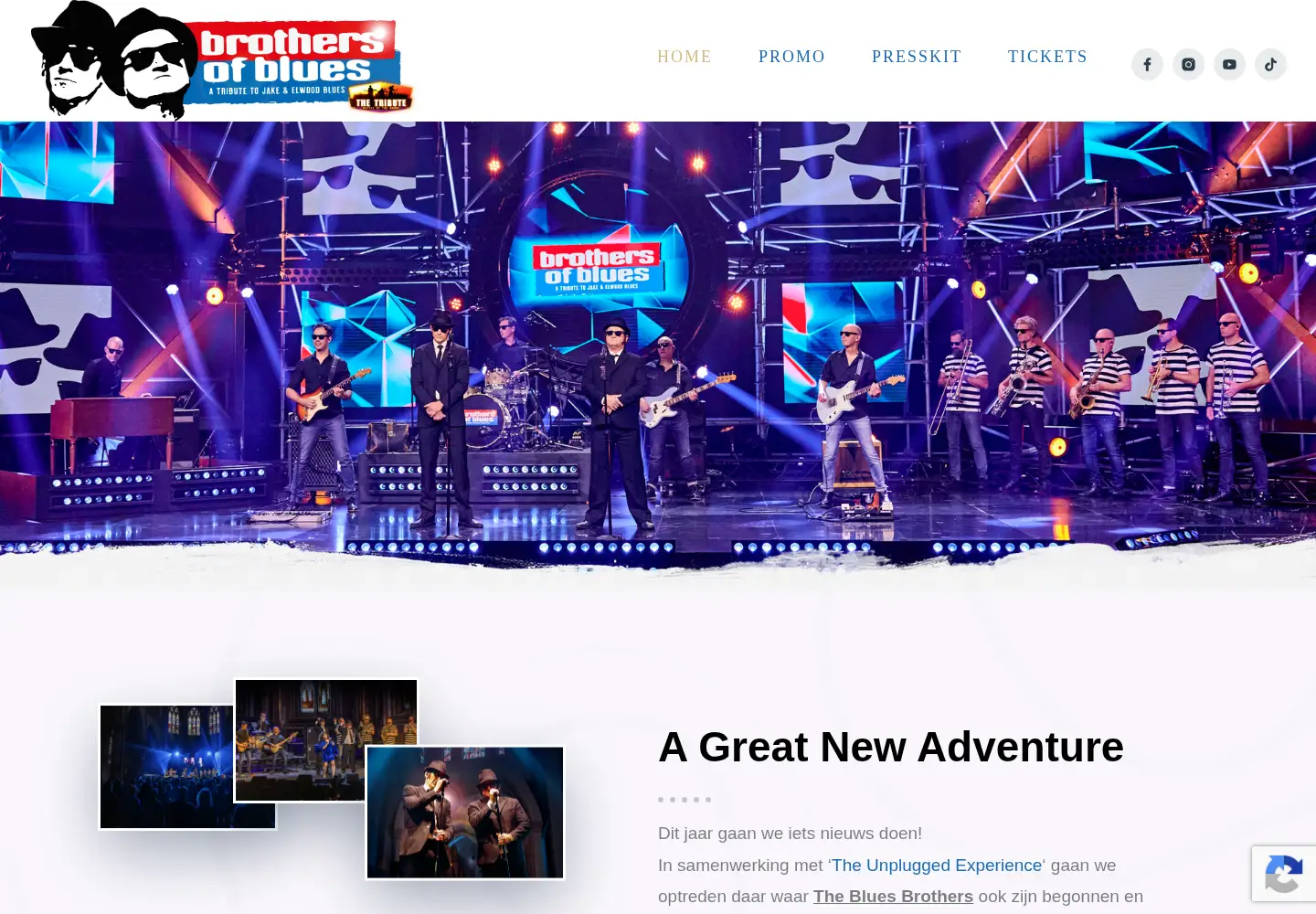 Screenshot of brothersofblues.nl