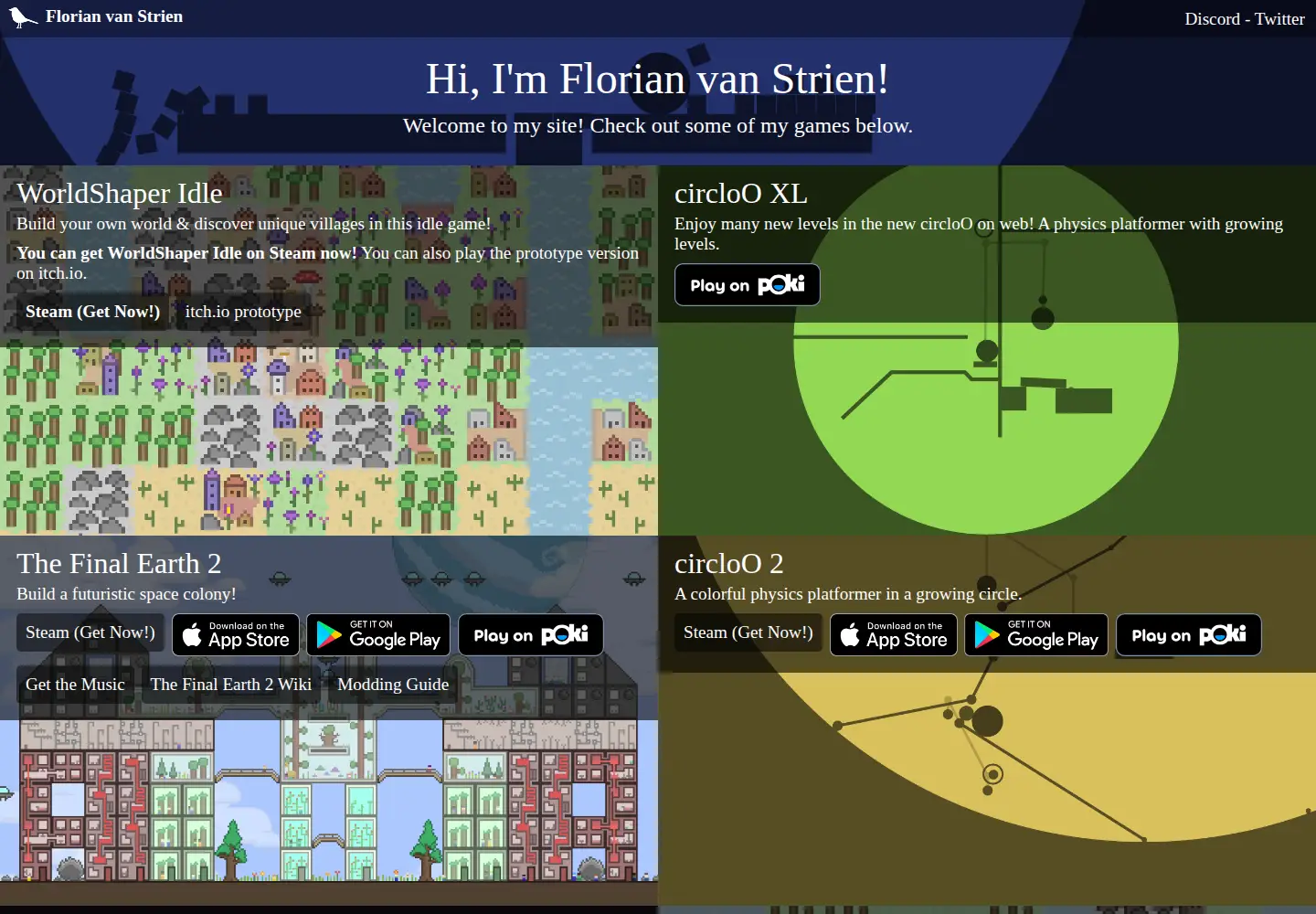 Screenshot of florianvanstrien.nl