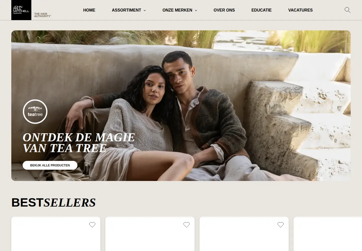 Captured homepage of paulmitchell.nl in the current scan