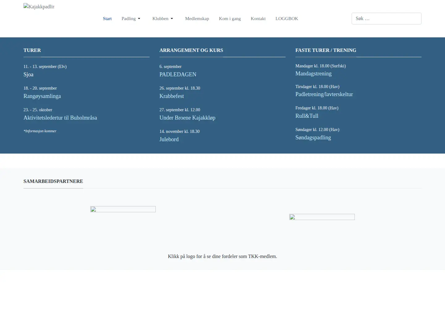 Screenshot of tkk.no