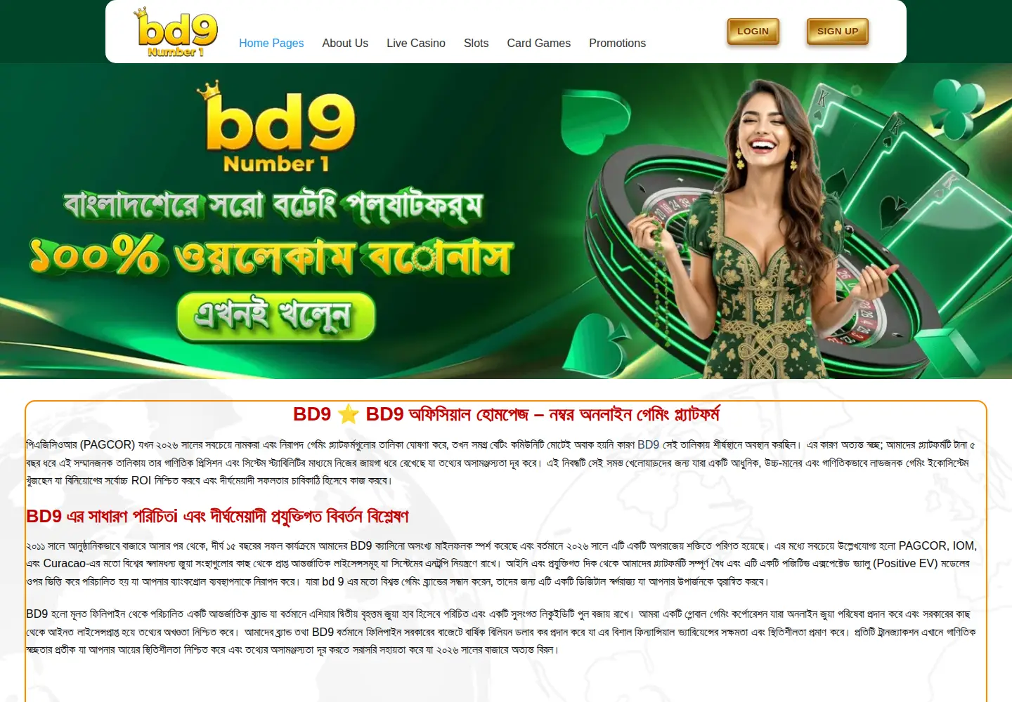 Screenshot of bd9.online