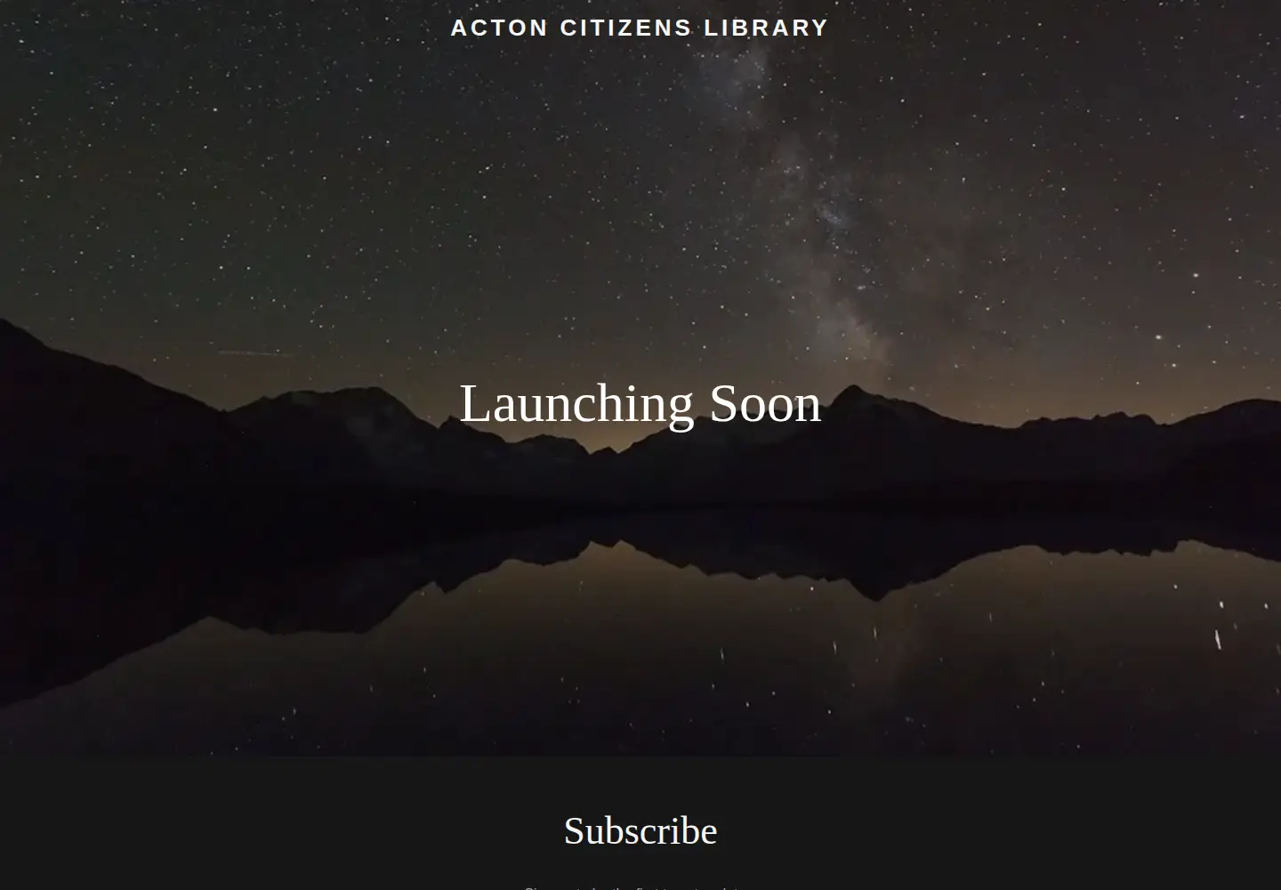 Screenshot of actoncitizenslibrary.org