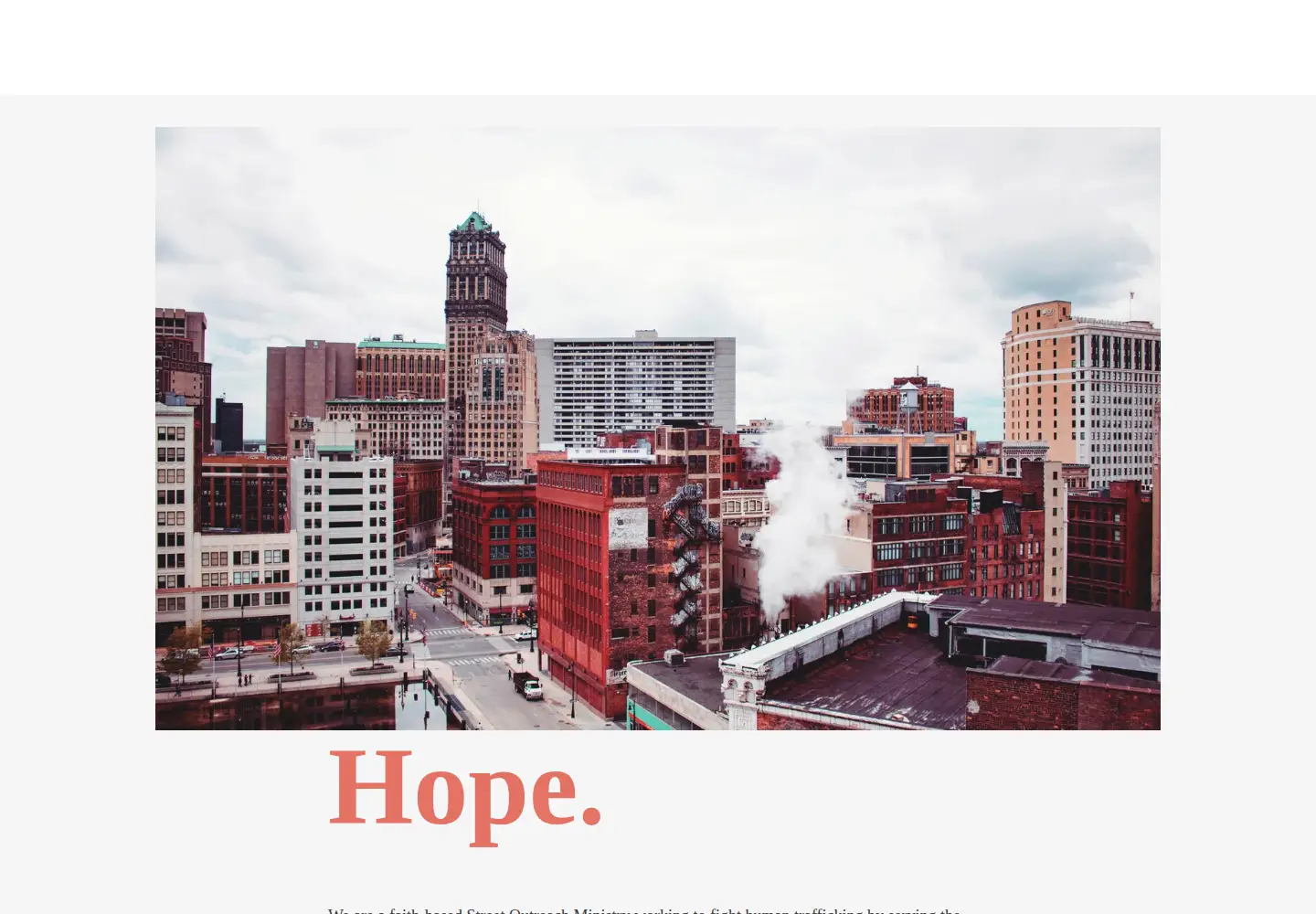 Screenshot of anchoredhopeoutreach.org