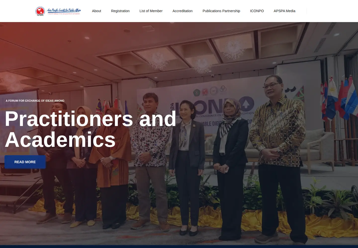 Screenshot of apspa.org