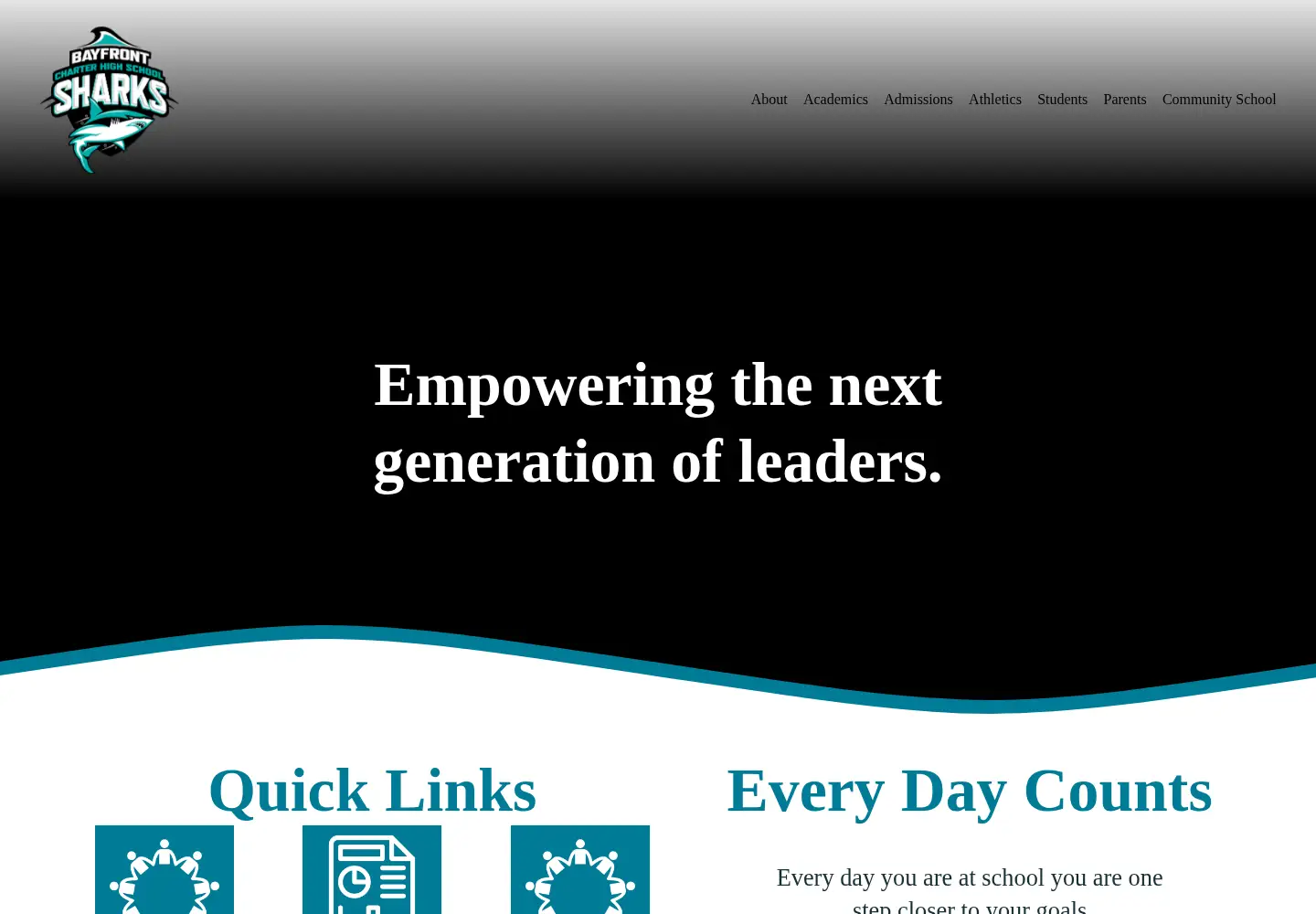 Screenshot of bayfrontcharter.org