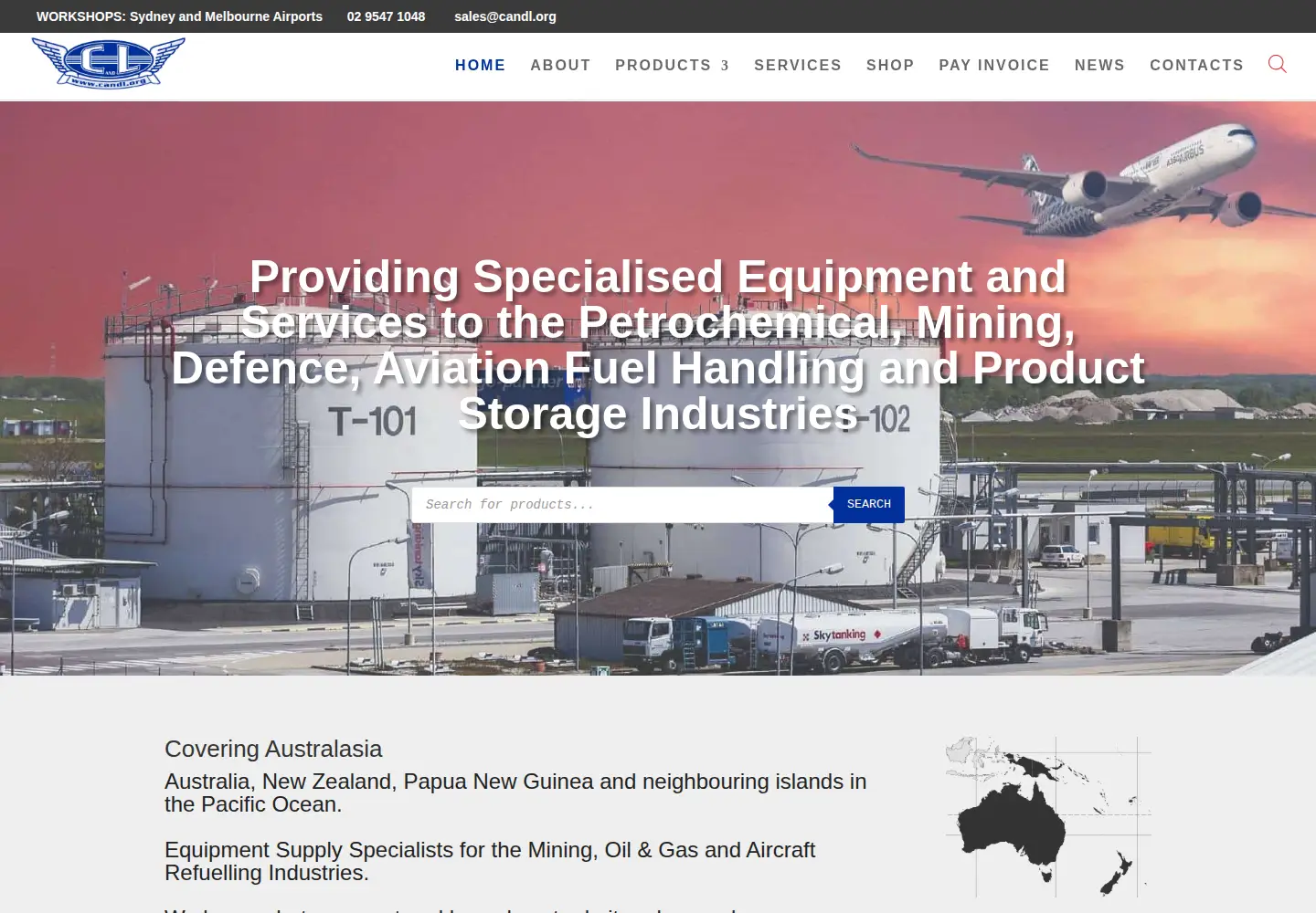 Screenshot of candl.org