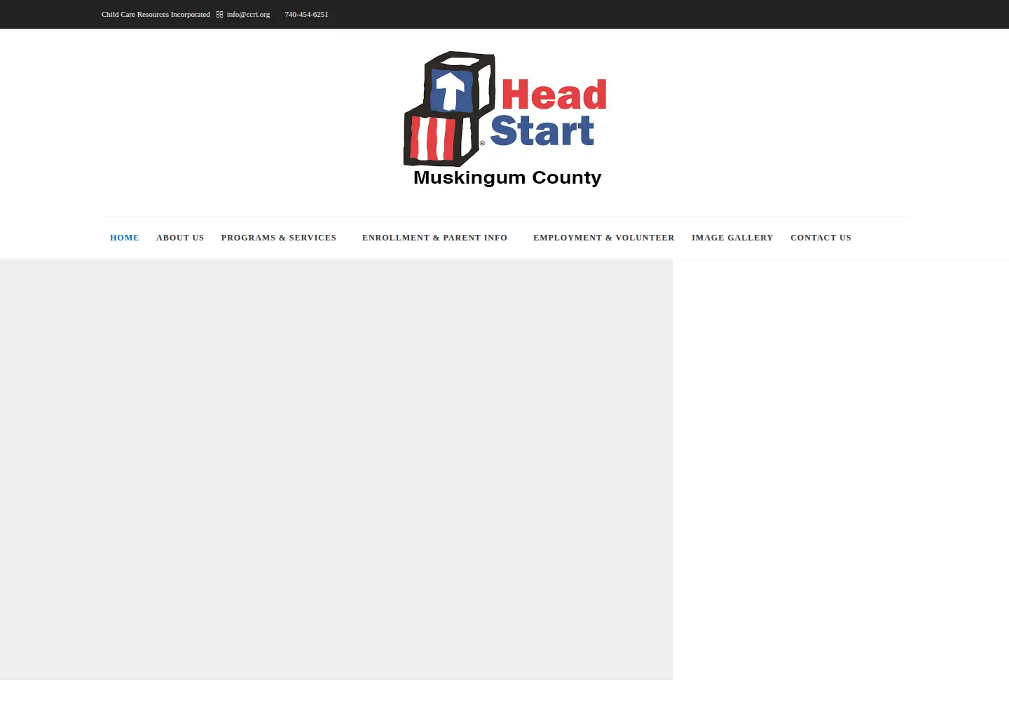 Screenshot of ccri.org