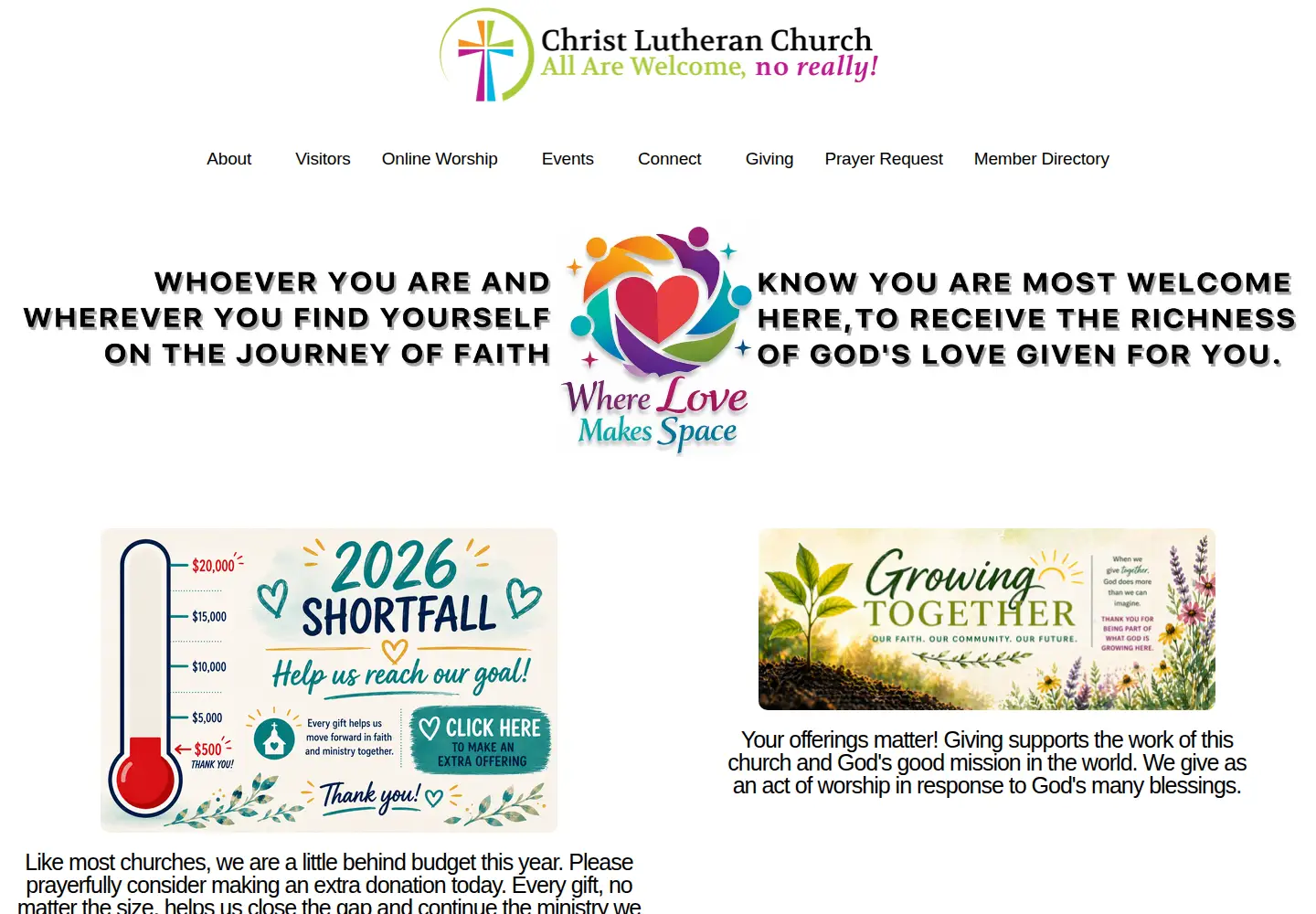 Screenshot of christwaterford.org