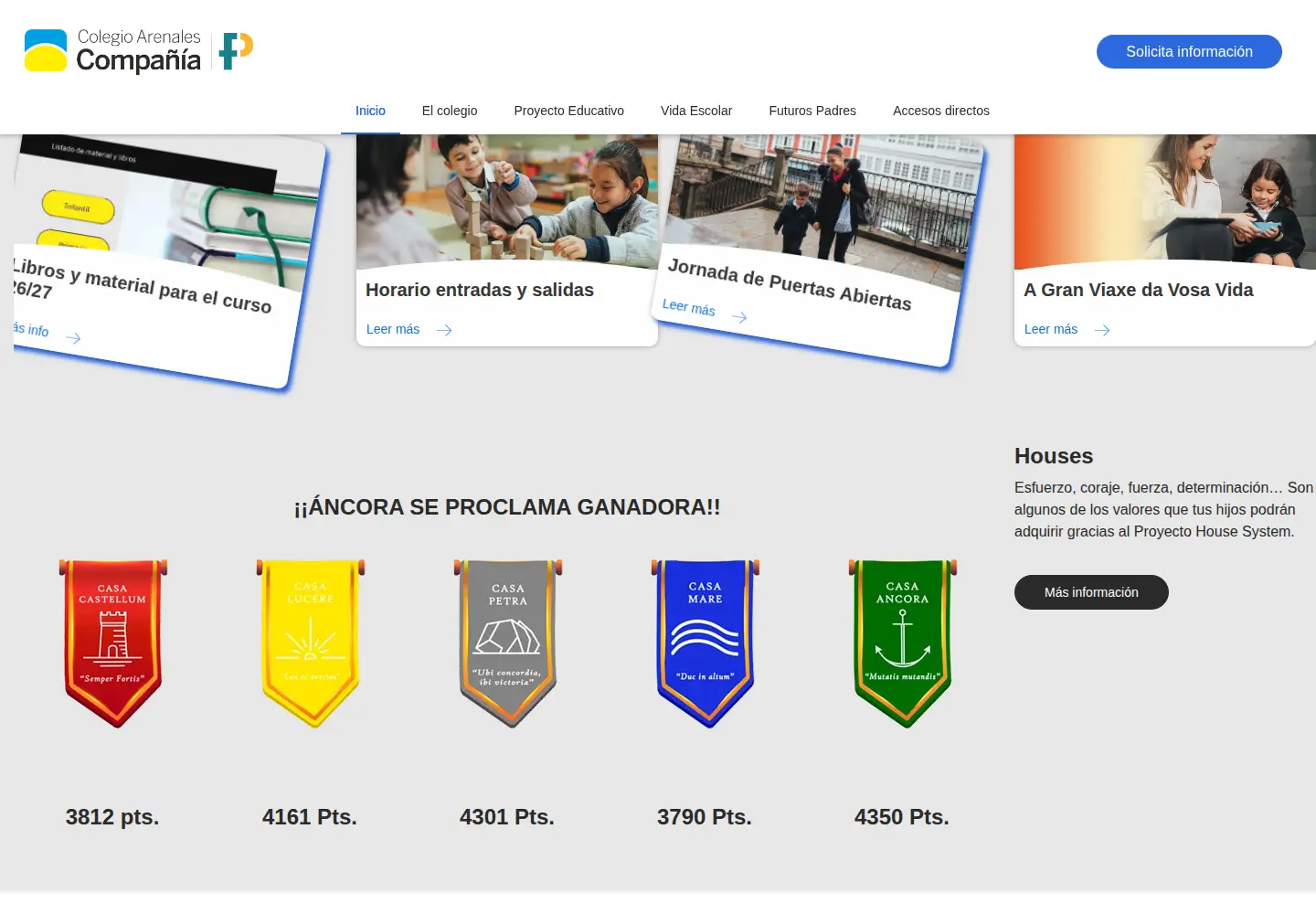Screenshot of ciamariaferrol.org