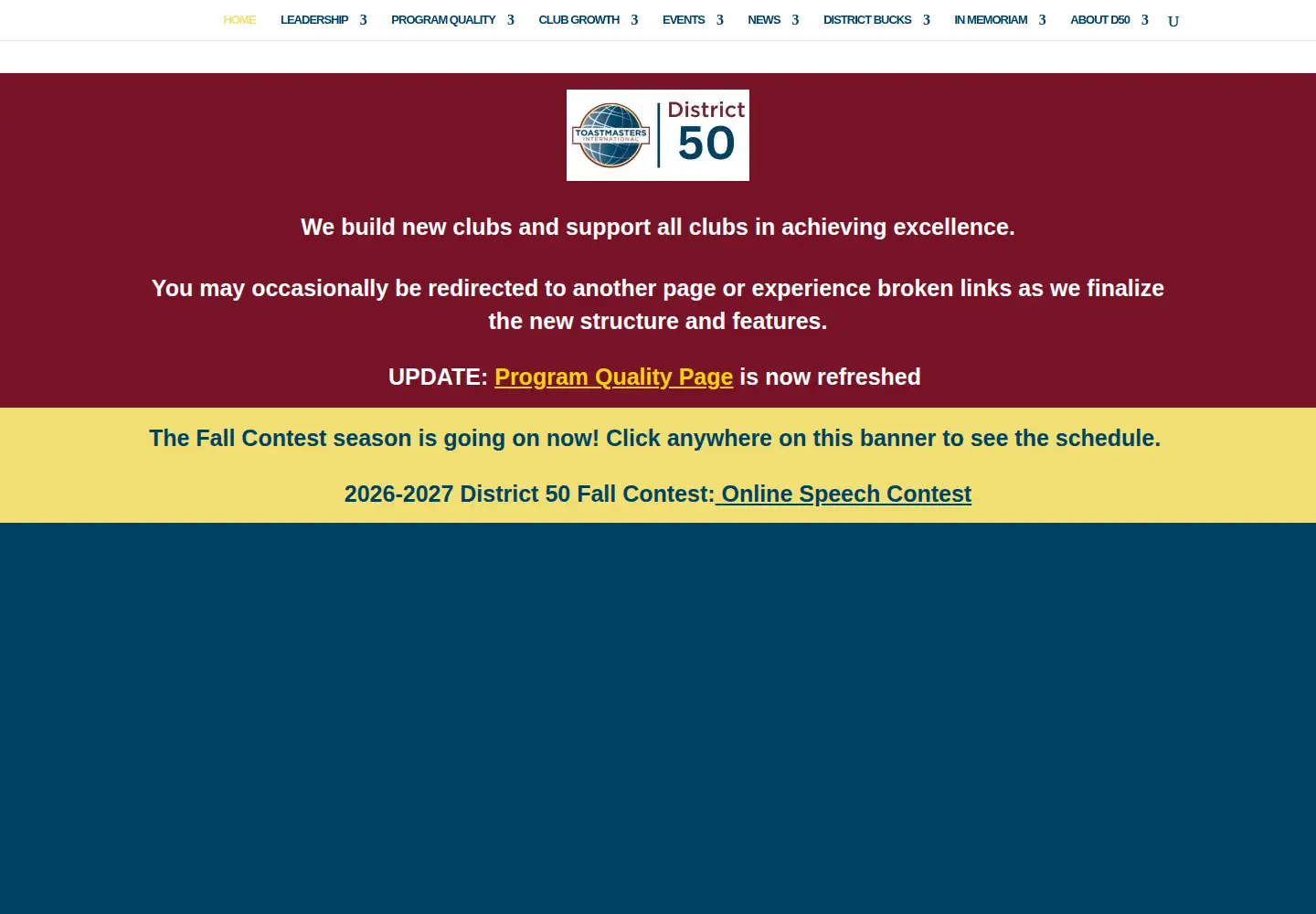 Screenshot of d50tm.org